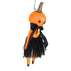 Spooksy™ 7.75In Tabitha Pumpkin Ornament, Polyresin, Halloween Figurine