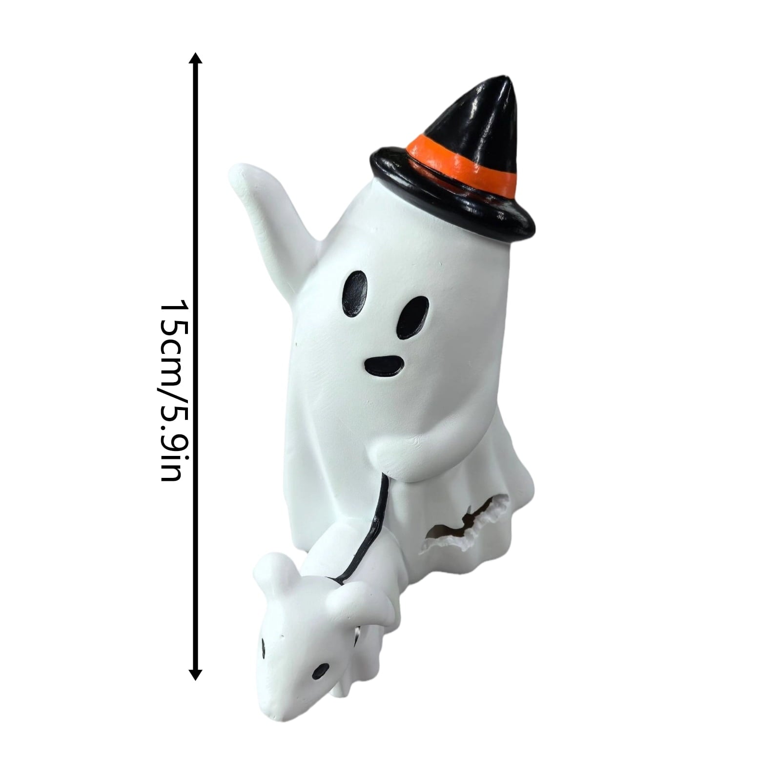 Spooksy™ Halloween Creepy Ghost Dog Walking Ornaments â?? Creative Shape with Haunted Shadows, Halloween Decorations for Halloween Parties & Trick or Treat Nights â?? great for Costume Parties with spooky setups