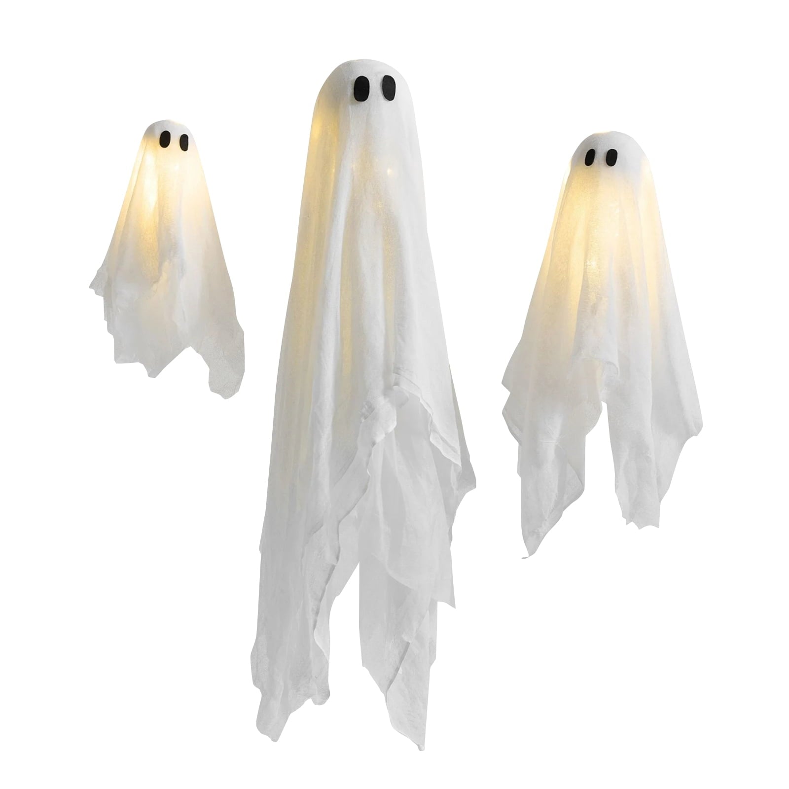 Spooksy™ 3 Piece Halloween Glowing Hanging Ornaments, Horror Cute Glow Decor for Indoor Outdoor, Festive Atmosphere Pendants for Porch Window Tree Party