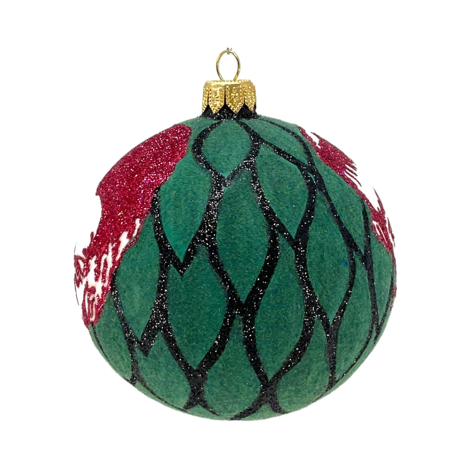 Spooksy™ Frankenstein Ball Ornament Polish Glass The Halloween Collection by Thomas Glenn