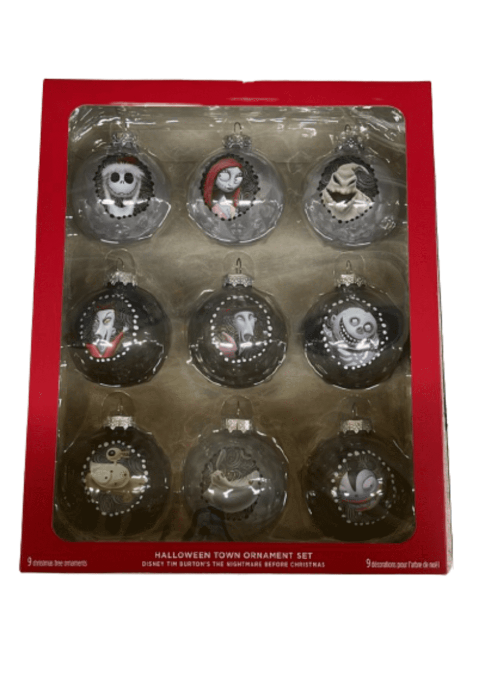 Spooksy™ 2023 The Nightmare Before Christmas Halloween Town Ornament Set 9 New