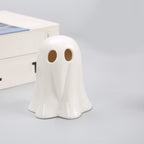 Spooksy™ 3 Pcs Halloween Spooky Ghost Ornaments â?? Warm Glow with Eerie Eyes, Halloween Decorations for Snack Tables, Dessert Stations & Halloween Party Setups â?? perfect for Costume Parties with spooky setups