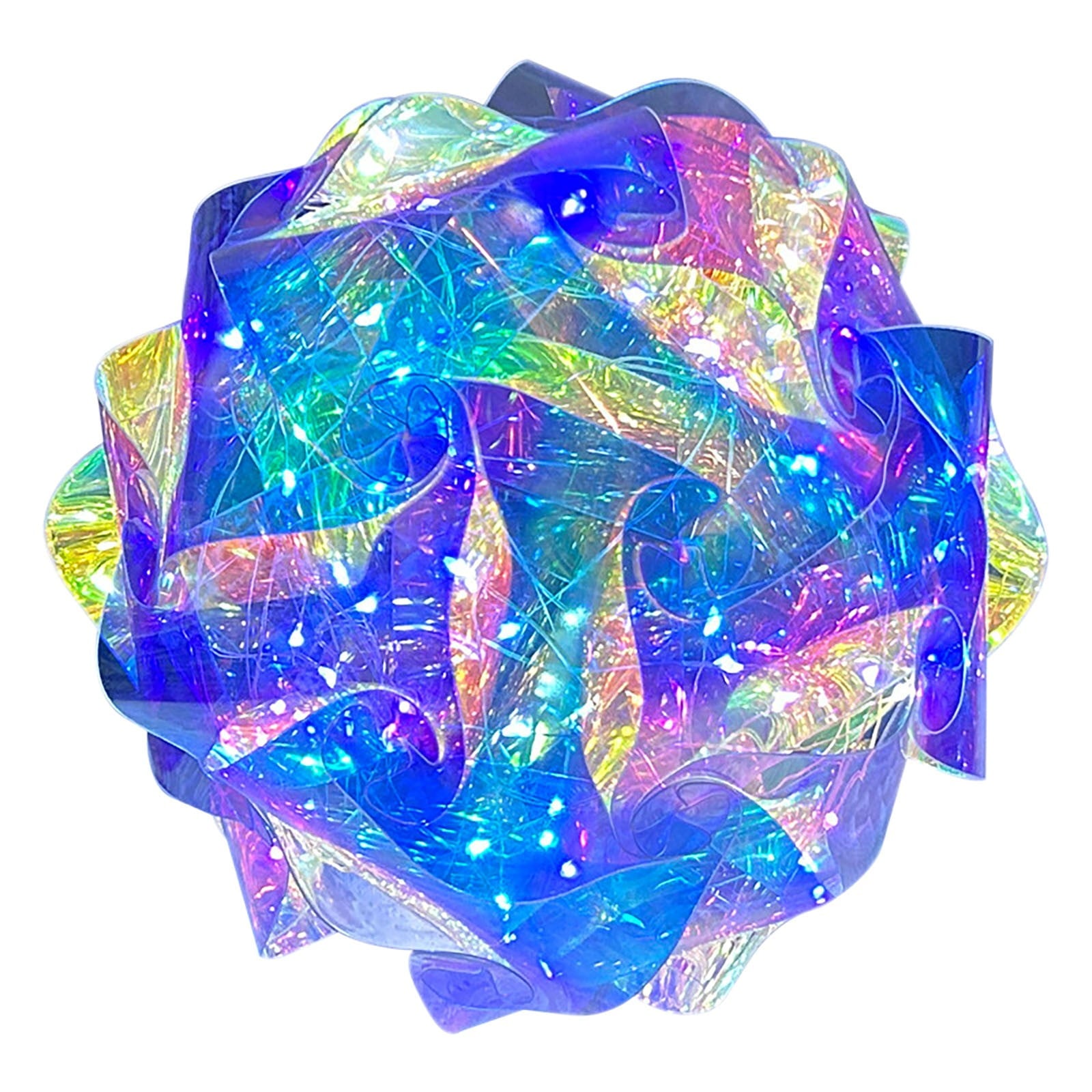 Spooksy™ Twfbrm Christmas LED Light-Prismatic Iridescent Rose 11.8" Light String with Colorful Luminous Decoration Clear Iridescent Ornaments Christmas/Halloween/Valentine Day/Birthday Gifts for Girlfriend