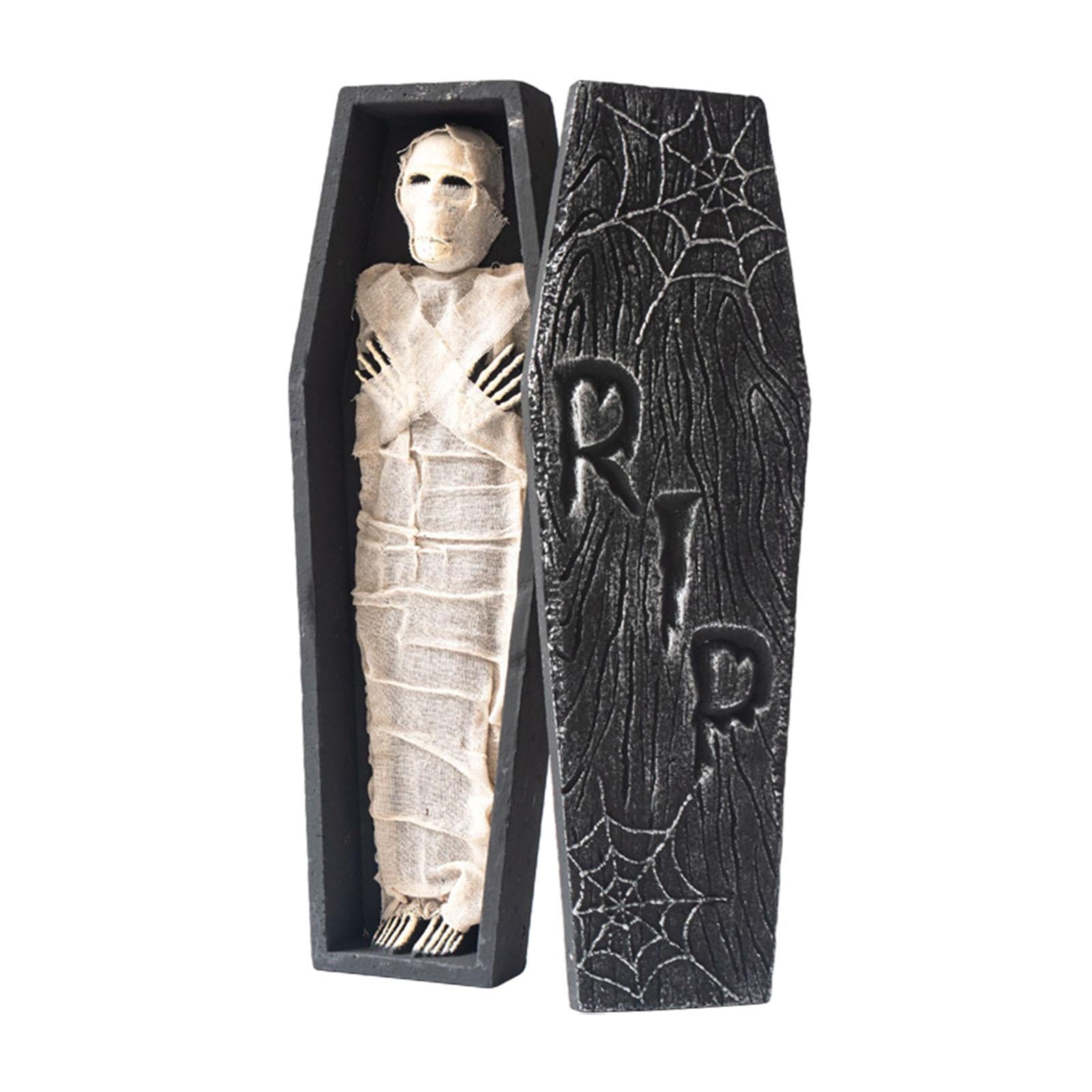 Spooksy™ Almencla Halloween Prop Decor Festival Decor Craft Mummy Horror Atmosphere Creat Skeletons and Spiders Ornament Halloween Decor