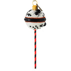 Spooksy™ Blu Bom Black White Spider Cake Pop Glass Ornament Halloween Sweets 2022135