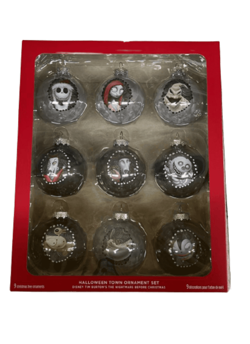 Spooksy™ 2023 The Nightmare Before Christmas Halloween Town Ornament Set 9 New