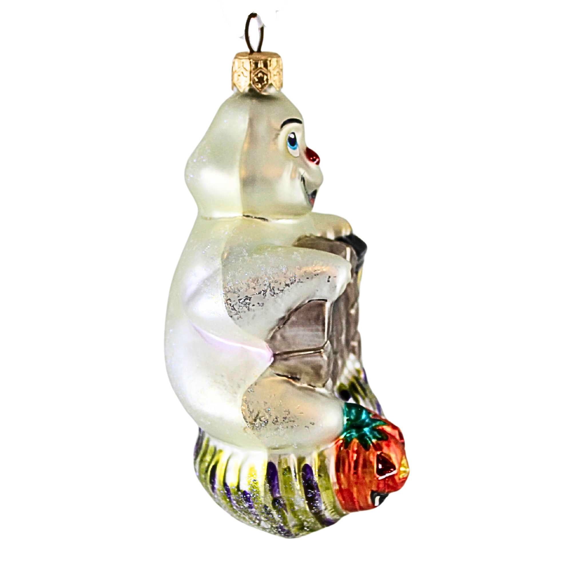 Spooksy™ Christopher Radko Company 4.25In Fright D'light, Glass, Ornament Halloween Ghost Grave 991660