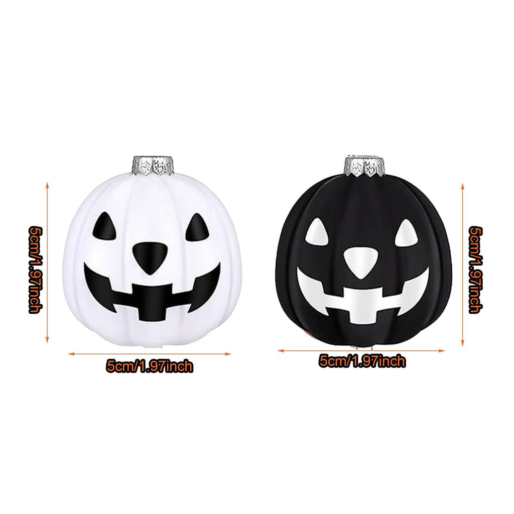 Spooksy™ HomeKingdee Halloween Ornaments Pumpkin Tree Decorations Night Christmas JackoLantern Hanging Ball Plastic Spooky Horror Gothic Christmas Home Ornaments