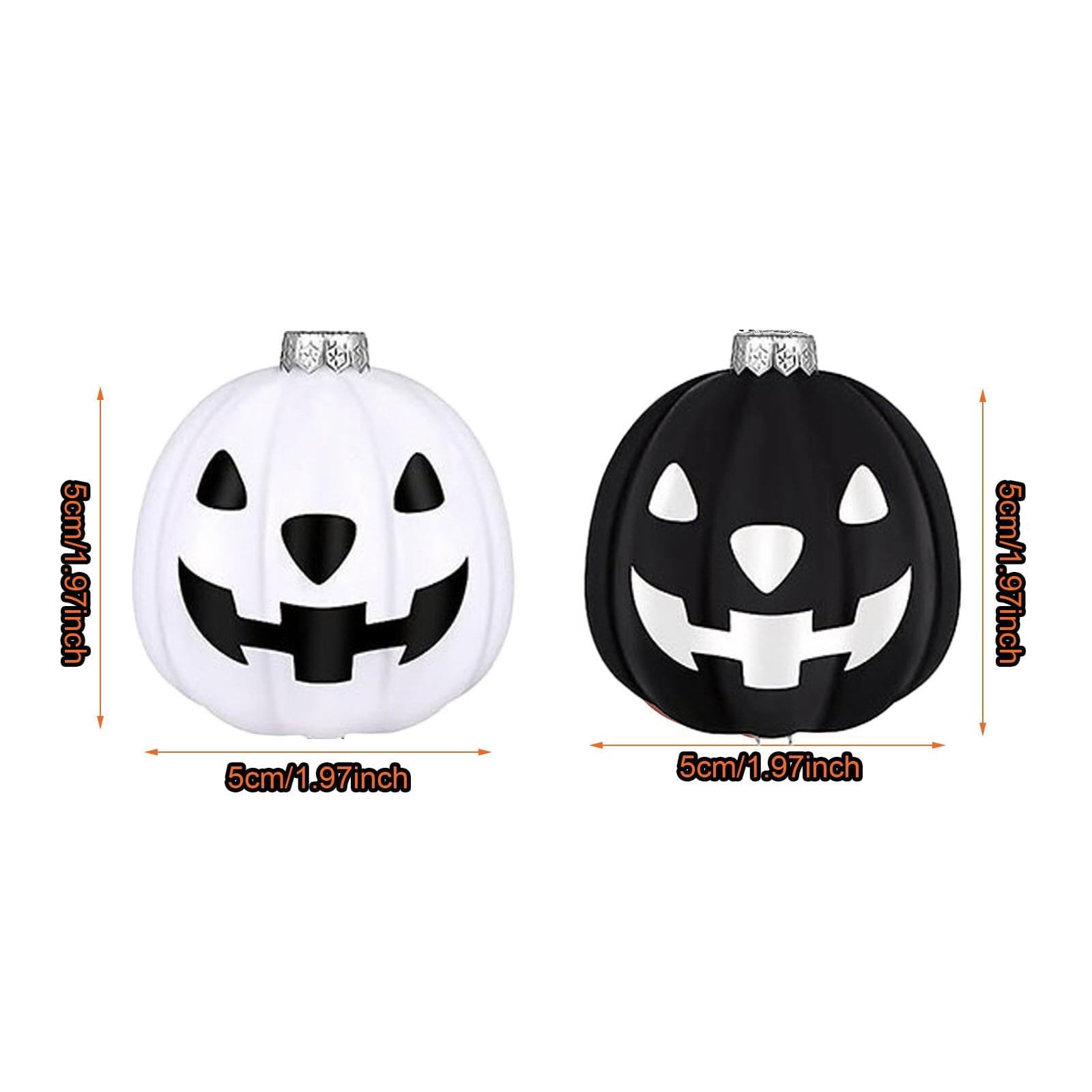 Spooksy™ HomeKingdee Halloween Ornaments Pumpkin Tree Decorations Night Christmas JackoLantern Hanging Ball Plastic Spooky Horror Gothic Christmas Home Ornaments