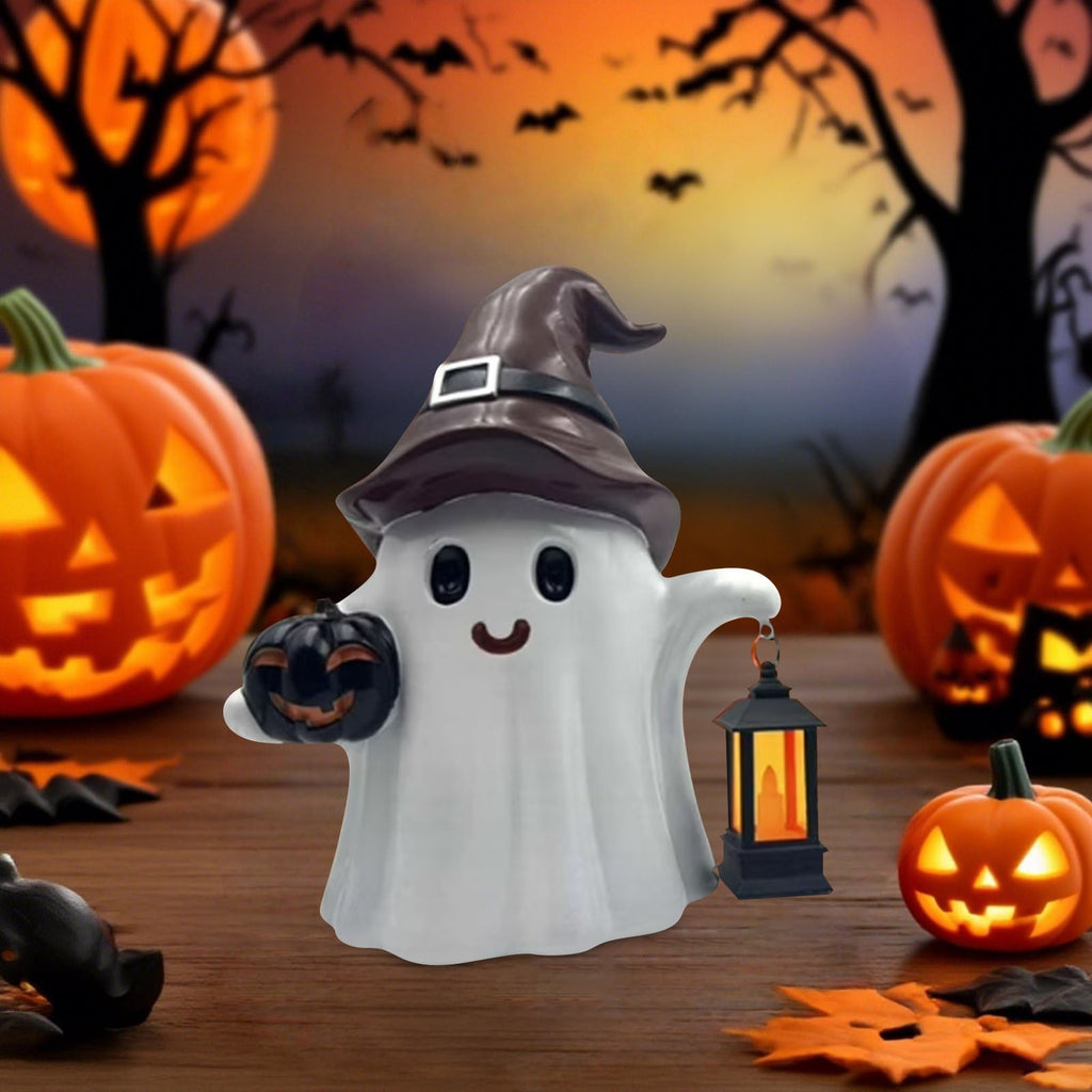 Spooksy™ 2pcs 9.8inch Halloween Decorations Pumpkin Decoration Desktop Ornament For Home Party Decoration Holiday Festive