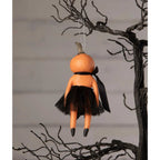 Spooksy™ 7.75In Tabitha Pumpkin Ornament, Polyresin, Halloween Figurine