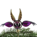 Spooksy™ Big Eyes Big Ears Clip On Bat - 1 Glass Ornament 4.25 Inch, Glass - Ornament Halloween Spooky 2022120