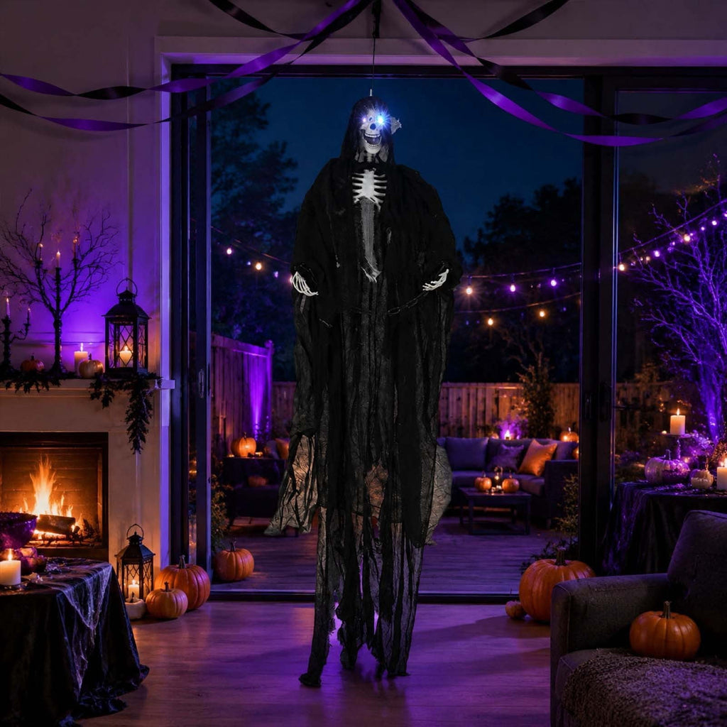 Spooksy™ Glow in the Dark Halloween Ornament Cloth Hanging Decor Black 1 Count