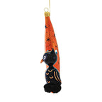 Spooksy™ Santa Land Night Guardian - 1 Glass Ornament 6.00 Inch, Glass - Halloween Ornament Crescent Moon 23D1010