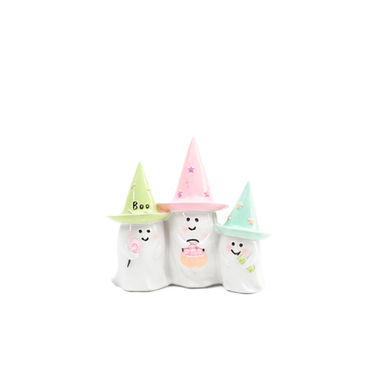Spooksy™ Vintage Ghost Resin Figurine Halloween Spooky Decor Desktop Ornament For Home Party Shelf Display Gift
