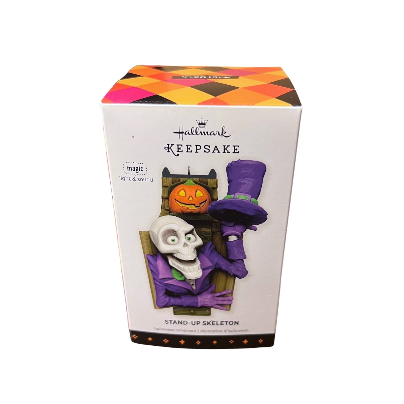 Spooksy™ 2013 Stand-Up Skeleton (Happy Halloween!) Keepsake Christmas Tree Ornaments